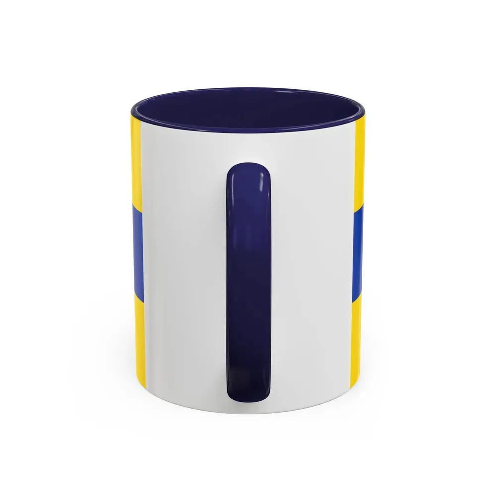 Flag of Nordsachsen Germany - Accent Coffee Mug - Go Mug Yourself