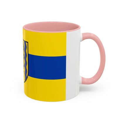 Flag of Nordsachsen Germany - Accent Coffee Mug - Go Mug Yourself