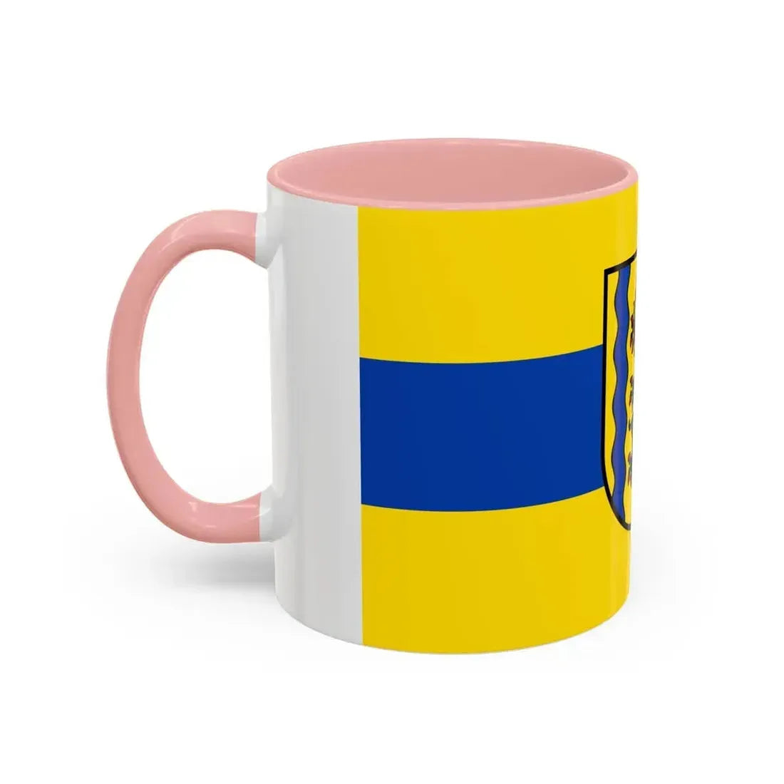 Flag of Nordsachsen Germany - Accent Coffee Mug - Go Mug Yourself