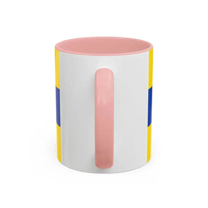 Flag of Nordsachsen Germany - Accent Coffee Mug - Go Mug Yourself