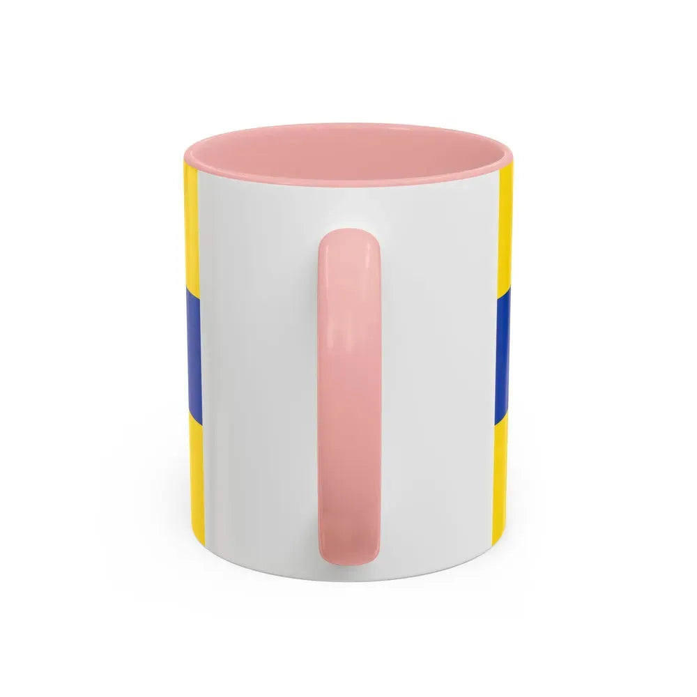 Flag of Nordsachsen Germany - Accent Coffee Mug - Go Mug Yourself