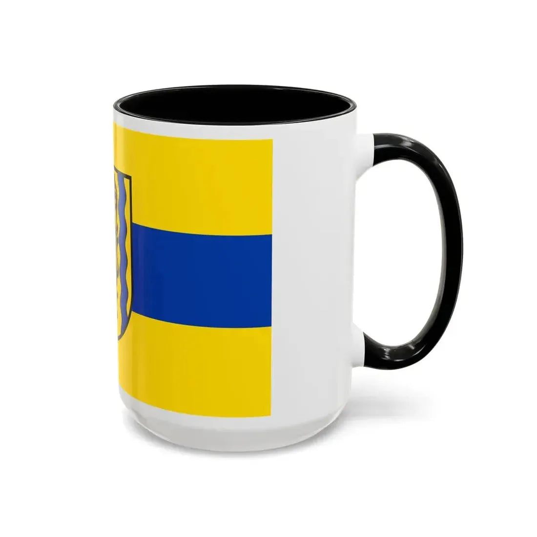 Flag of Nordsachsen Germany - Accent Coffee Mug - Go Mug Yourself