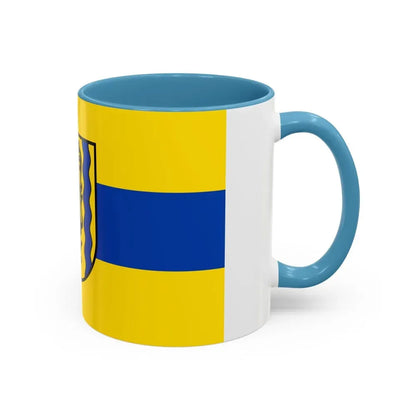 Flag of Nordsachsen Germany - Accent Coffee Mug - Go Mug Yourself