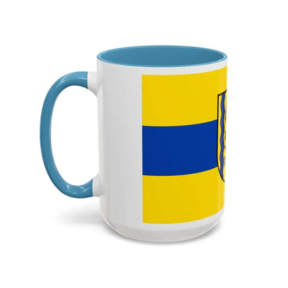 Flag of Nordsachsen Germany - Accent Coffee Mug - Go Mug Yourself