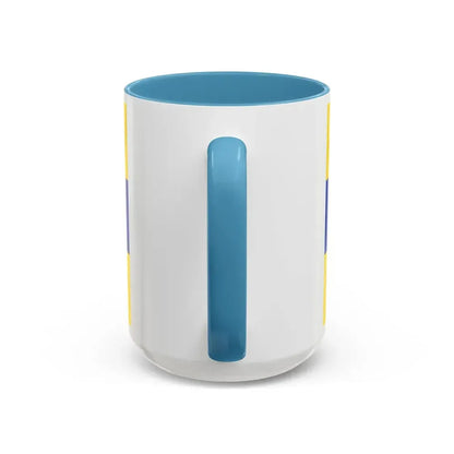 Flag of Nordsachsen Germany - Accent Coffee Mug - Go Mug Yourself