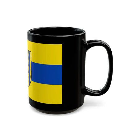 Flag of Nordsachsen Germany - Black Coffee Mug-Go Mug Yourself