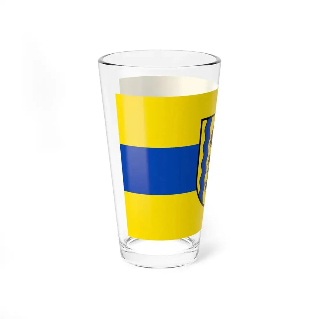 Flag of Nordsachsen Germany - Pint Glass 16oz - Go Mug Yourself
