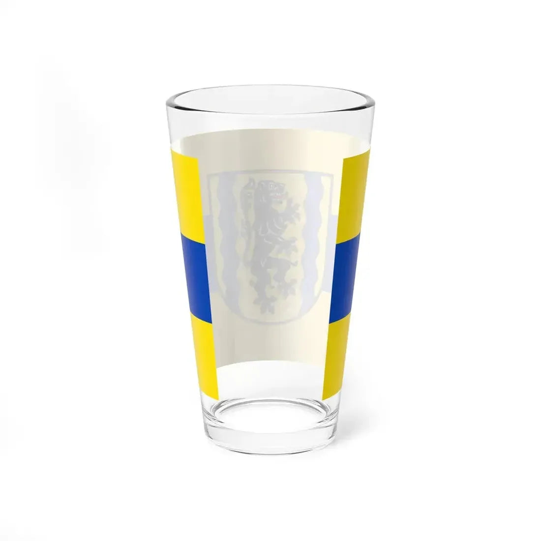 Flag of Nordsachsen Germany - Pint Glass 16oz - Go Mug Yourself