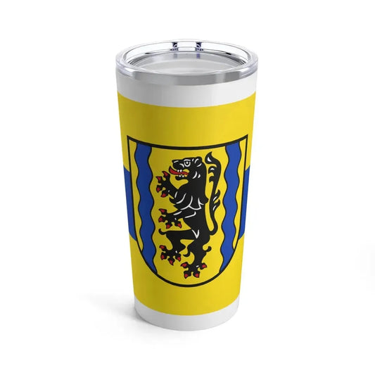 Flag of Nordsachsen Germany - Tumbler 20oz 20oz - Go Mug Yourself