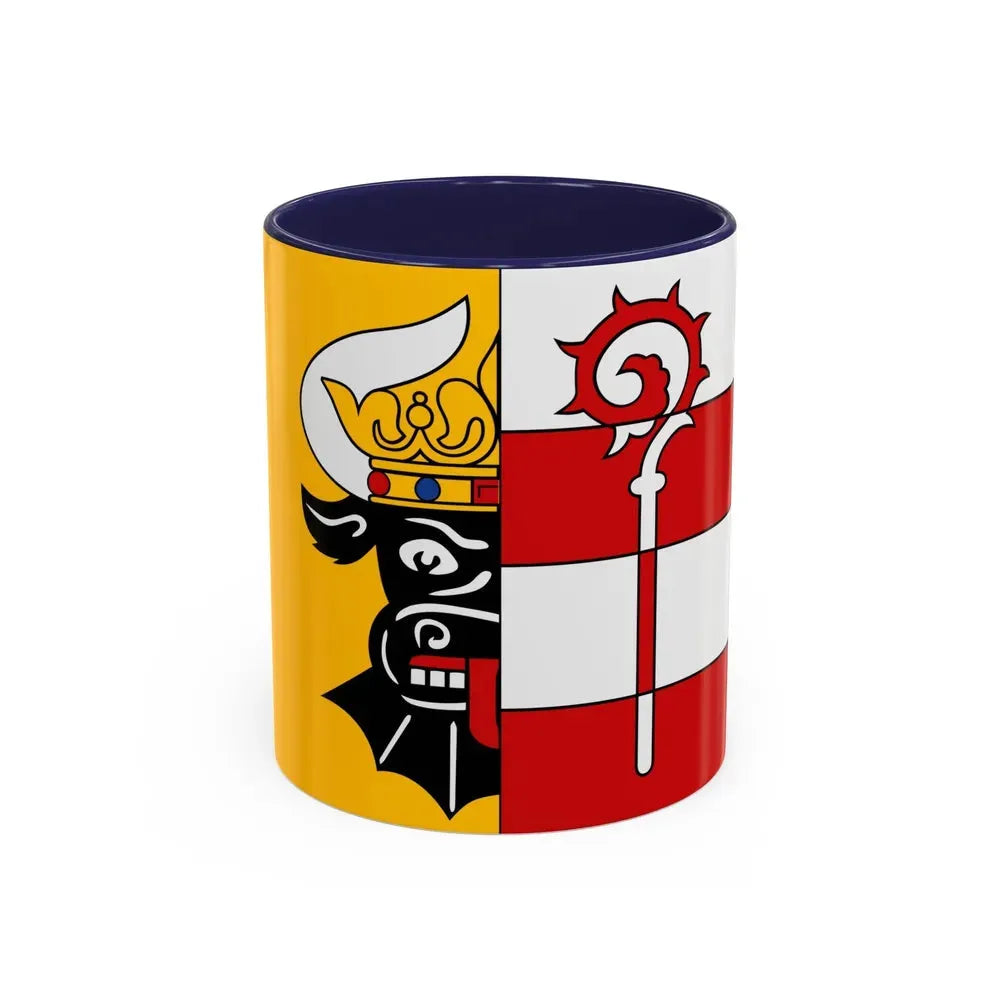 Flag of Nordwestmecklenburg Germany - Accent Coffee Mug 11oz Navy - Go Mug Yourself