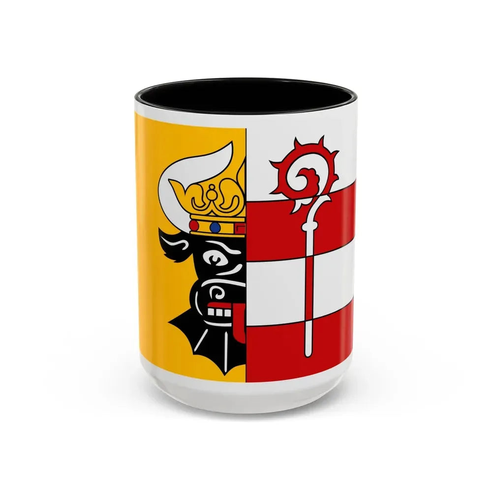 Flag of Nordwestmecklenburg Germany - Accent Coffee Mug 15oz Black - Go Mug Yourself