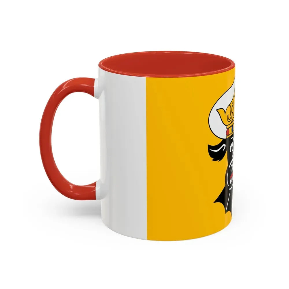 Flag of Nordwestmecklenburg Germany - Accent Coffee Mug - Go Mug Yourself