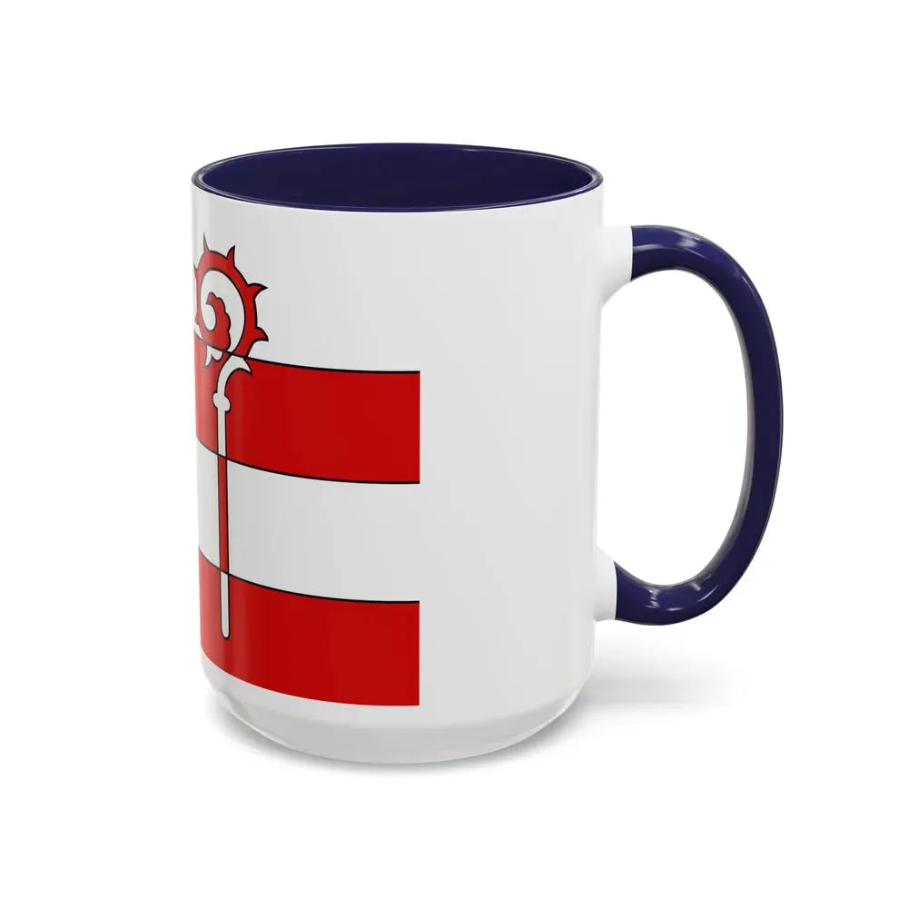 Flag of Nordwestmecklenburg Germany - Accent Coffee Mug - Go Mug Yourself