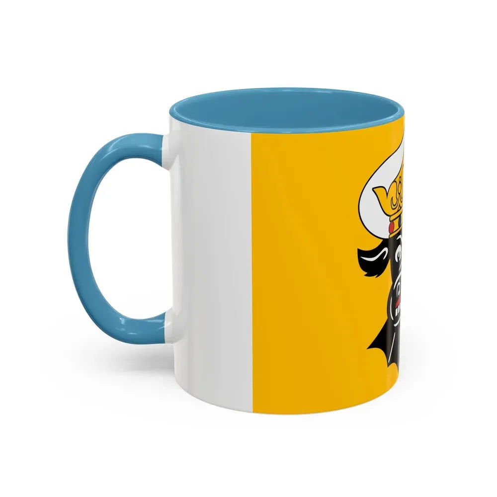 Flag of Nordwestmecklenburg Germany - Accent Coffee Mug - Go Mug Yourself