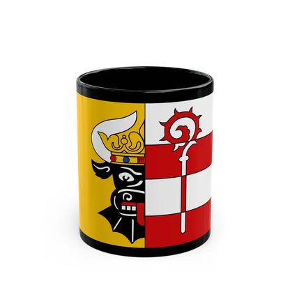 Flag of Nordwestmecklenburg Germany - Black Coffee Mug-11oz-Go Mug Yourself