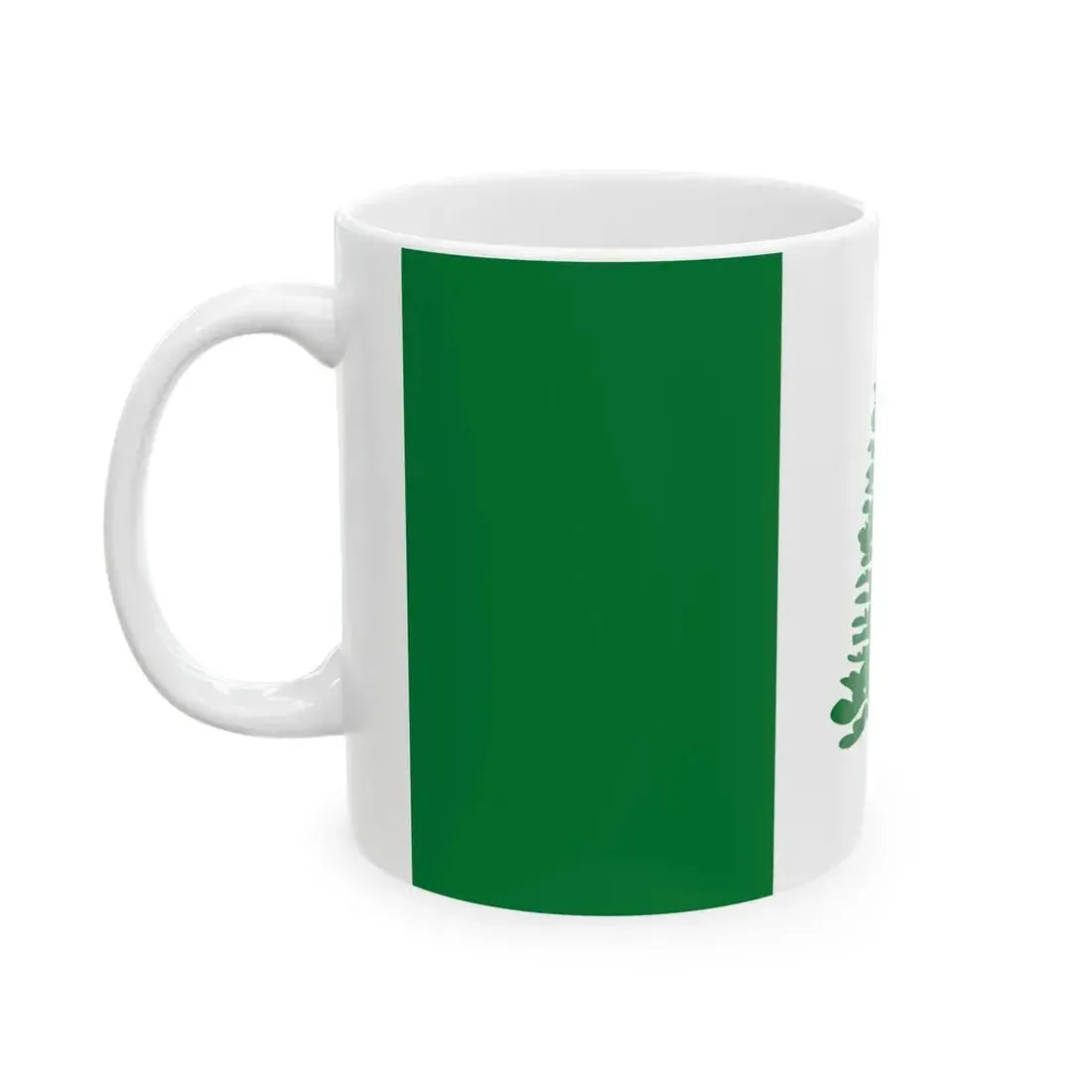 Flag of Norfolk Island (Australia) White Coffee Mug - Go Mug Yourself