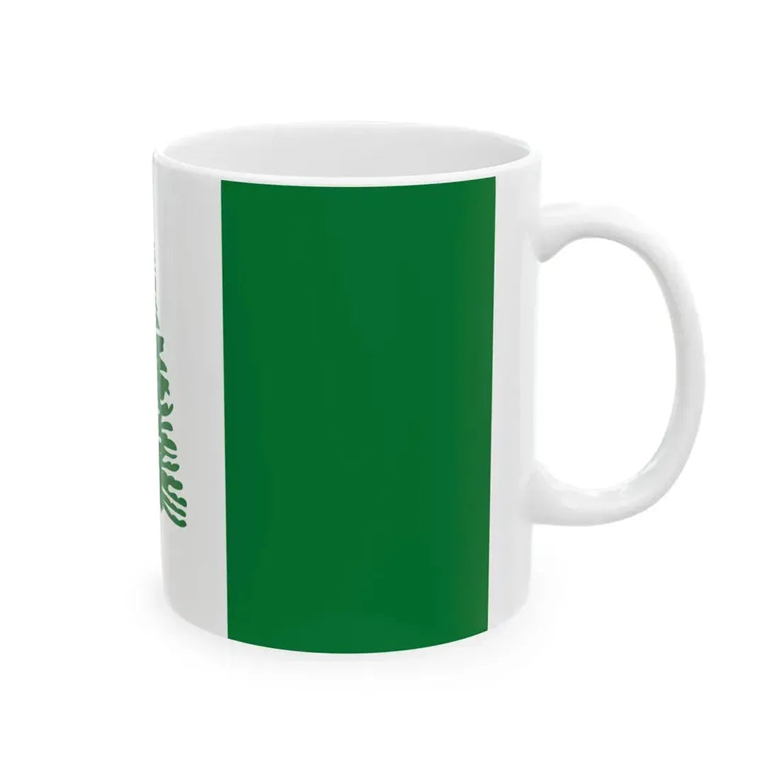 Flag of Norfolk Island (Australia) White Coffee Mug - Go Mug Yourself