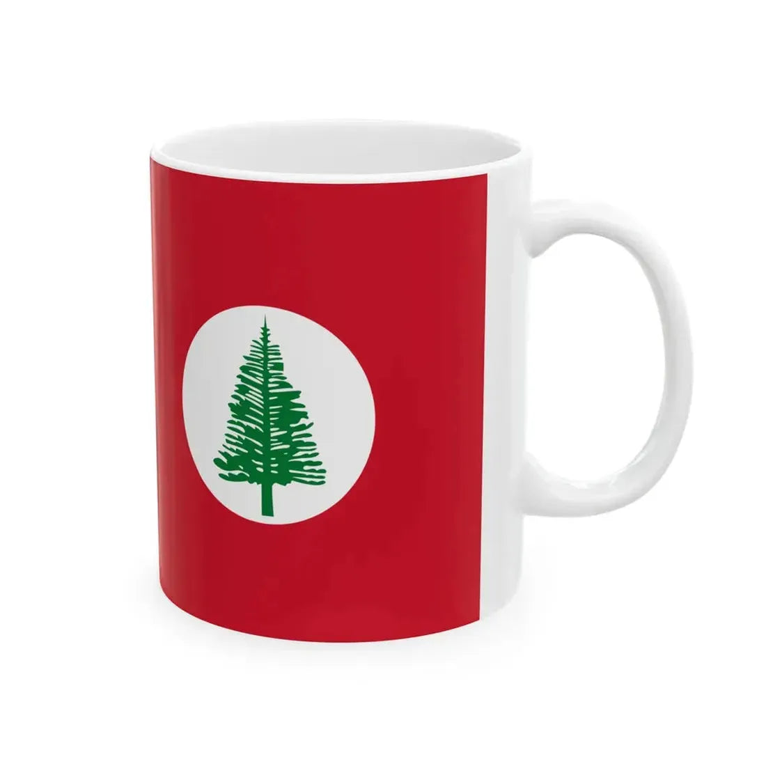 Flag of Norfolk Islanders of Pitcairn descent (Australia) White Coffee Mug - Go Mug Yourself