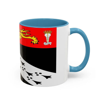 Flag of Norfolk UK - Accent Coffee Mug - Go Mug Yourself