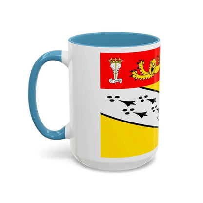 Flag of Norfolk UK - Accent Coffee Mug - Go Mug Yourself