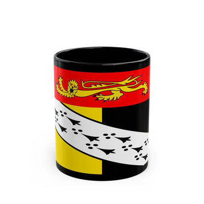 Flag of Norfolk UK - Black Coffee Mug-11oz-Go Mug Yourself