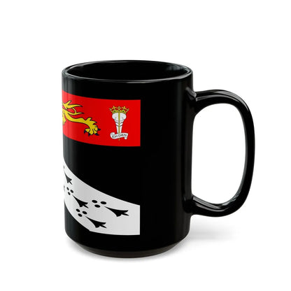 Flag of Norfolk UK - Black Coffee Mug-Go Mug Yourself