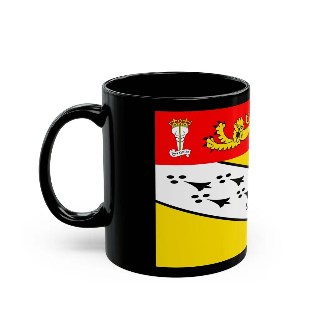 Flag of Norfolk UK - Black Coffee Mug-Go Mug Yourself