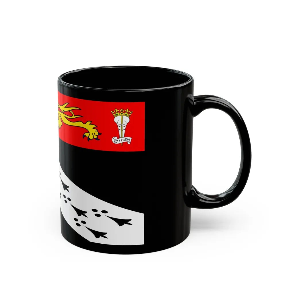 Flag of Norfolk UK - Black Coffee Mug-Go Mug Yourself