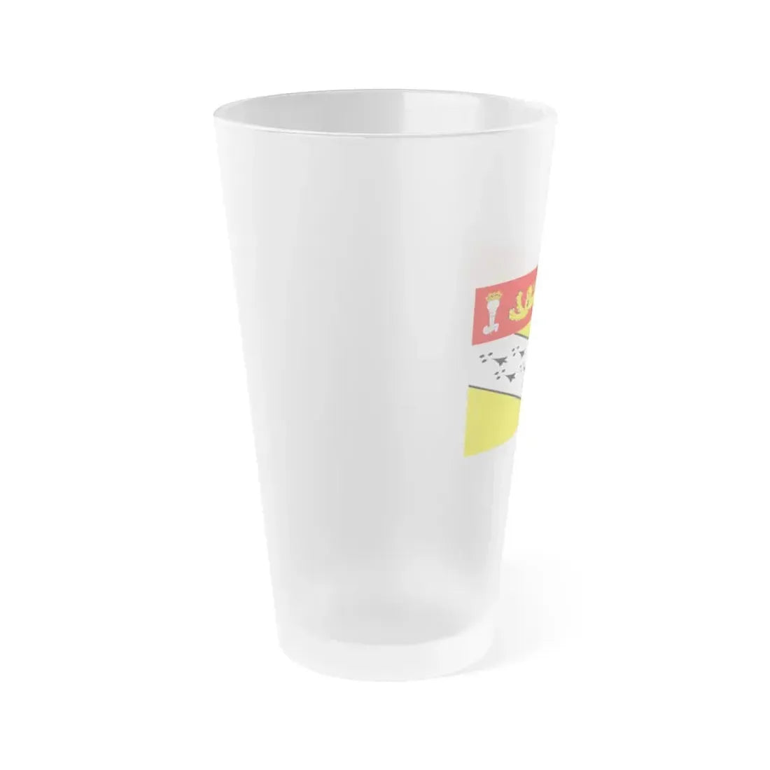 Flag of Norfolk UK - Frosted Pint Glass 16oz - Go Mug Yourself