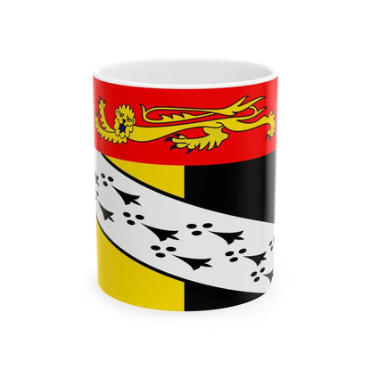 Flag of Norfolk UK - White Coffee Mug-11oz-Go Mug Yourself