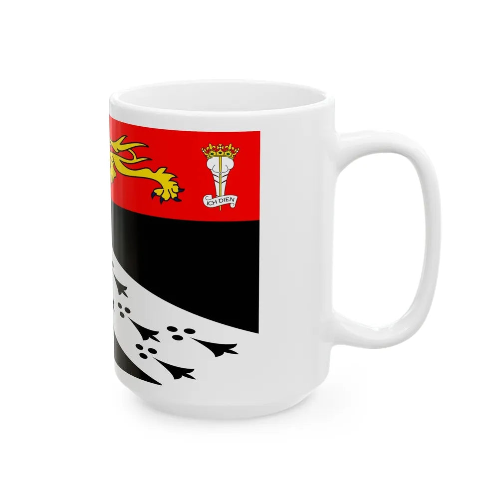 Flag of Norfolk UK - White Coffee Mug-Go Mug Yourself