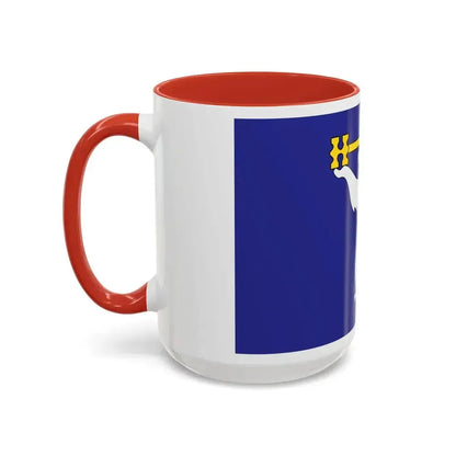 Flag of Norilsk Krasnoyarsk Krai Russia - Accent Coffee Mug - Go Mug Yourself