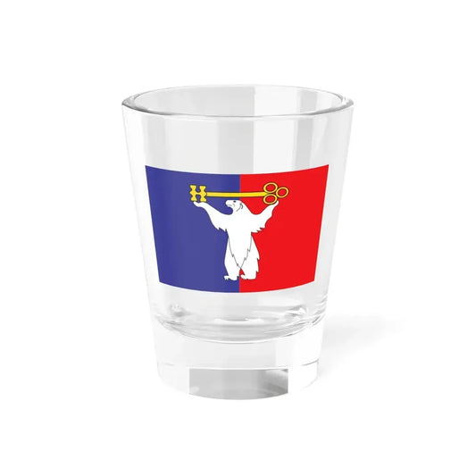 Flag of Norilsk Krasnoyarsk Krai Russia - Shot Glass 1.5oz 1.5oz - Go Mug Yourself