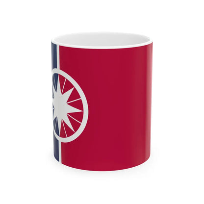 Flag of Norman Oklahoma (United States) White Coffee Mug 11oz - Go Mug Yourself