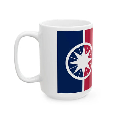 Flag of Norman Oklahoma (United States) White Coffee Mug - Go Mug Yourself