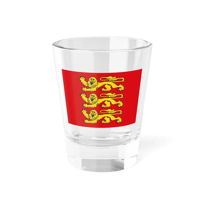 Flag of Normandie three-leopard version (France) Shot Glass 1.5oz 1.5oz - Go Mug Yourself