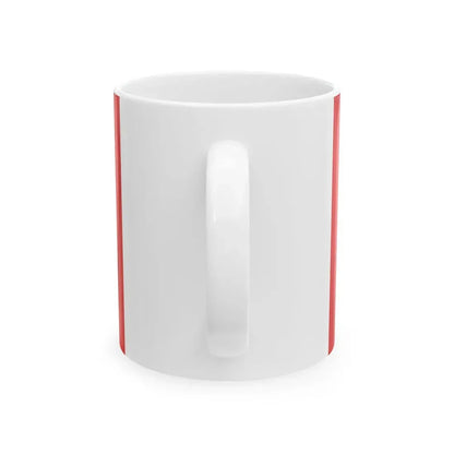 Flag of Normandie three-leopard version (France) White Coffee Mug - Go Mug Yourself