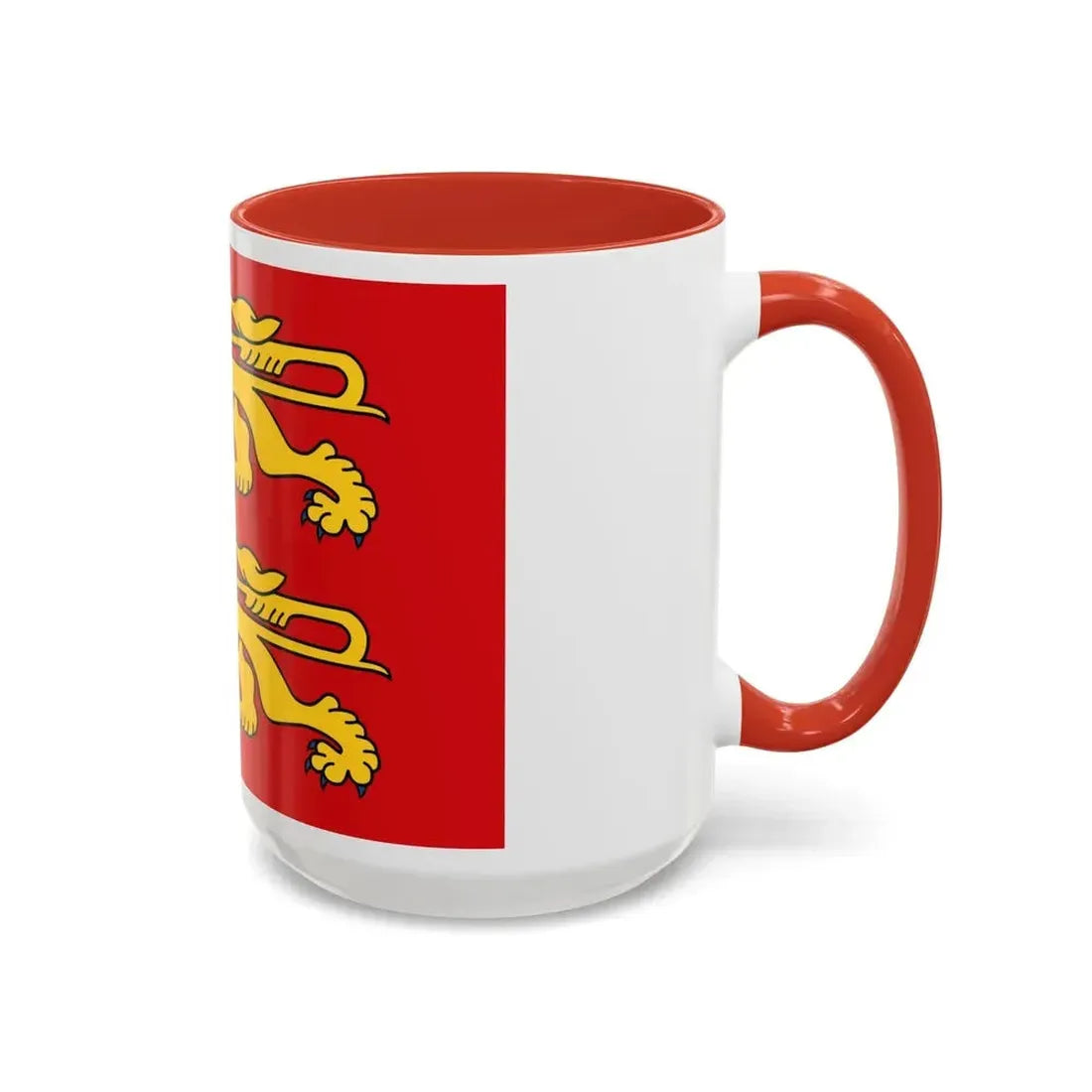 Flag of Normandy France 2 - Accent Coffee Mug - Go Mug Yourself