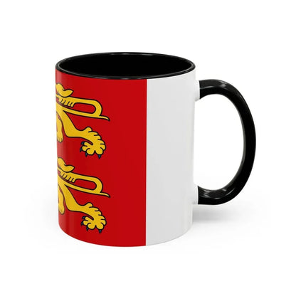 Flag of Normandy France 2 - Accent Coffee Mug - Go Mug Yourself