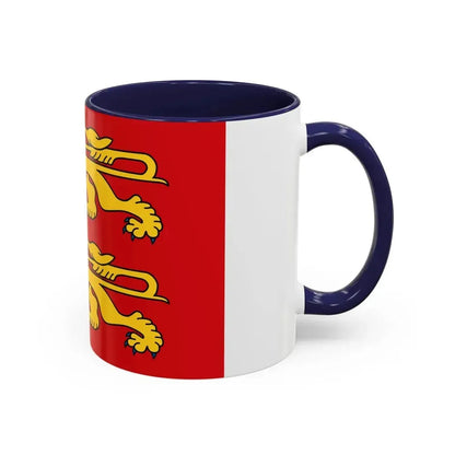 Flag of Normandy France 2 - Accent Coffee Mug - Go Mug Yourself