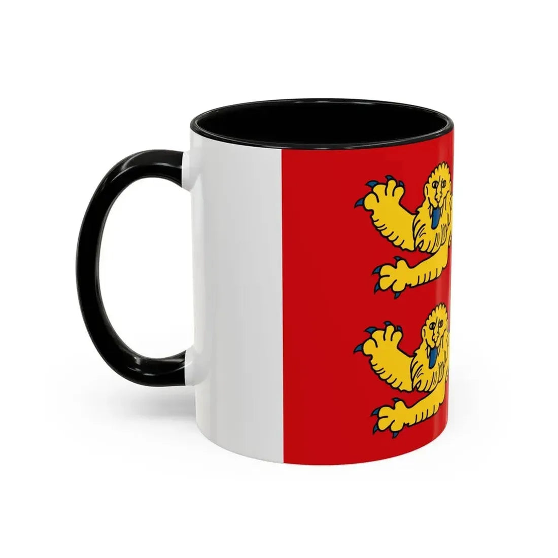 Flag of Normandy France 2 - Accent Coffee Mug - Go Mug Yourself