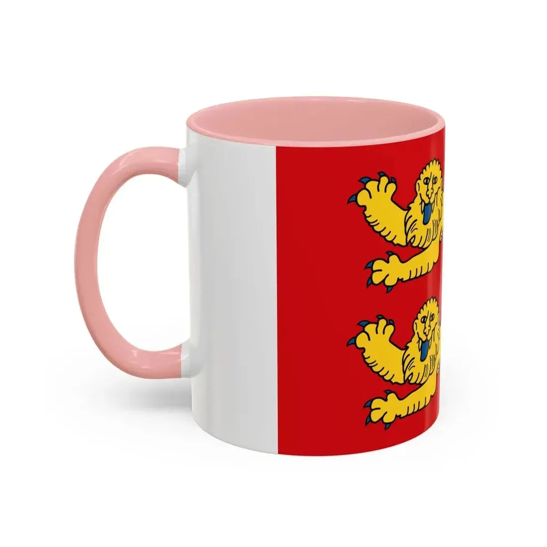 Flag of Normandy France 2 - Accent Coffee Mug - Go Mug Yourself