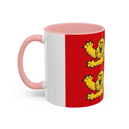 Flag of Normandy France 2 - Accent Coffee Mug - Go Mug Yourself