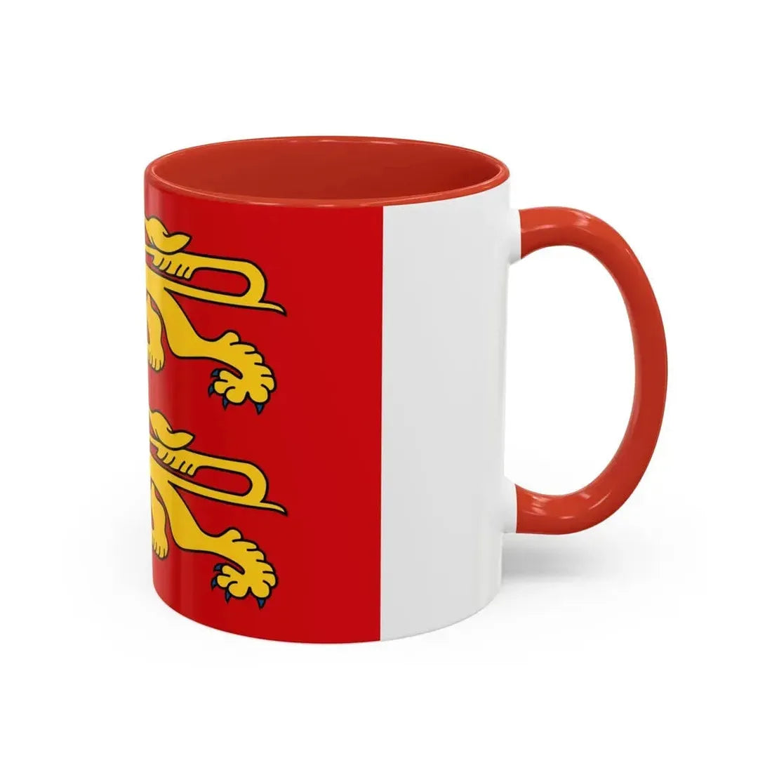 Flag of Normandy France 2 - Accent Coffee Mug - Go Mug Yourself