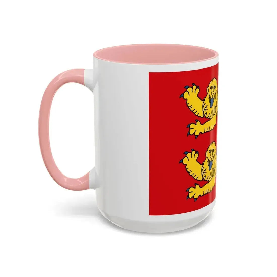 Flag of Normandy France 2 - Accent Coffee Mug - Go Mug Yourself
