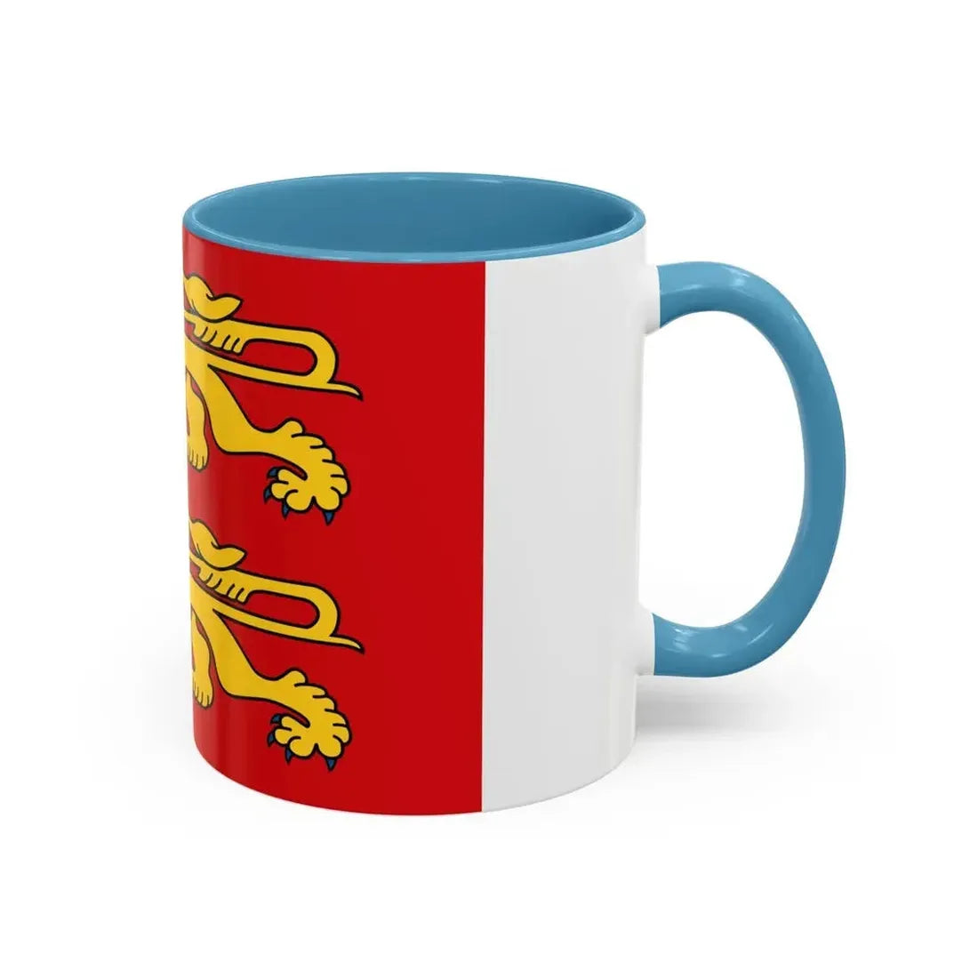 Flag of Normandy France 2 - Accent Coffee Mug - Go Mug Yourself