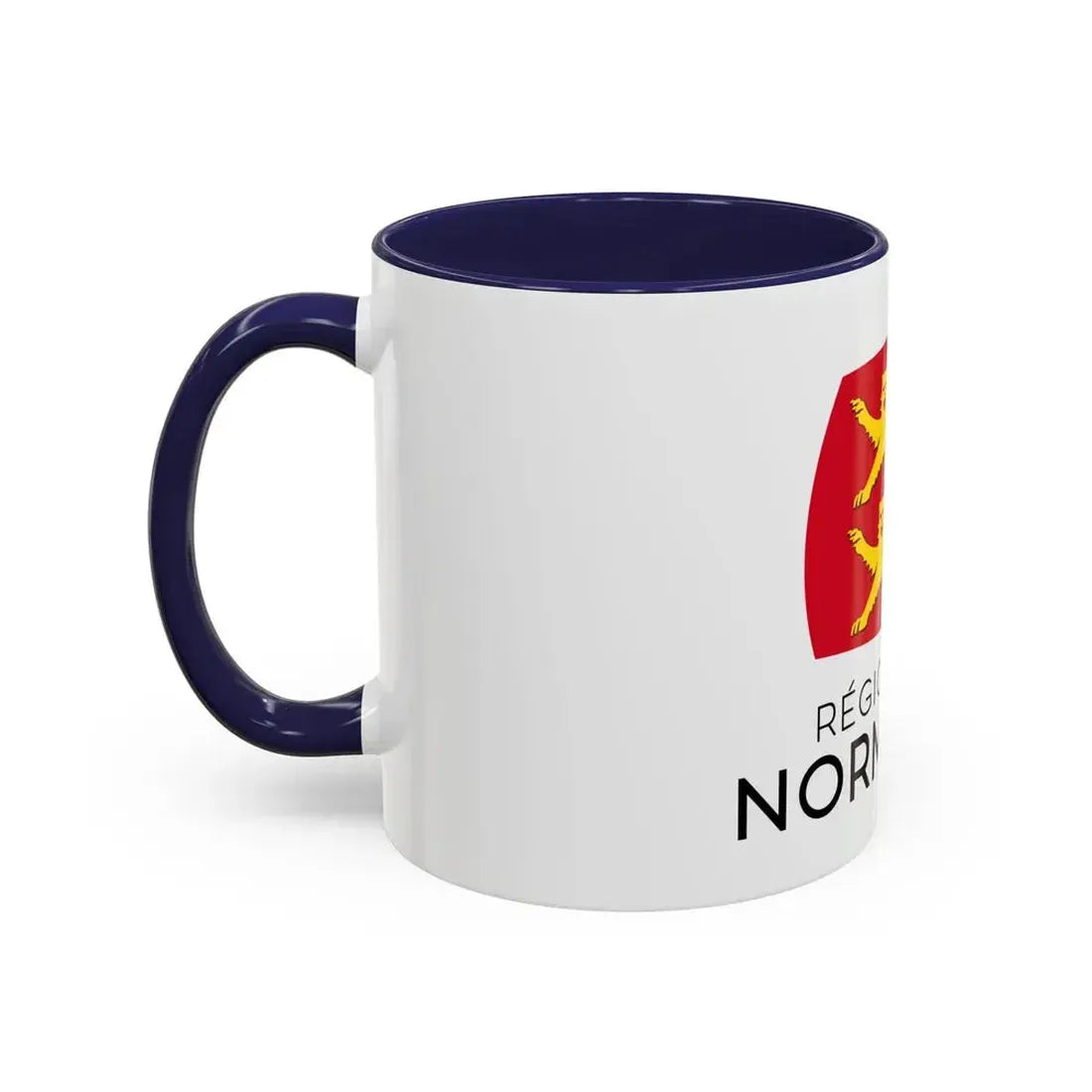 Flag of Normandy France - Accent Coffee Mug - Go Mug Yourself