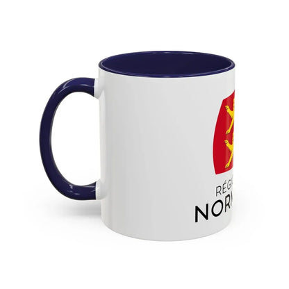 Flag of Normandy France - Accent Coffee Mug - Go Mug Yourself