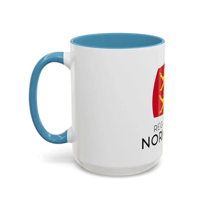 Flag of Normandy France - Accent Coffee Mug - Go Mug Yourself