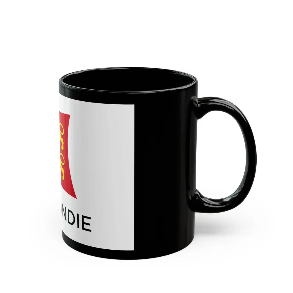 Flag of Normandy France - Black Coffee Mug - Go Mug Yourself